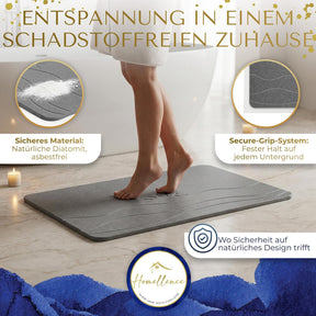 Homellence diatomite stone bath mat, Solaris Aura (image 4)