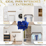 Versatilidad Homellence: tendedero de aluminio de 100 cm perfecto para lavadero, cocina, baño o terraza con un acabado premium.