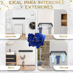 Versatilidad Homellence: tendedero antracita de aluminio de 100 cm perfecto para lavadero, cocina, baño o terraza con acabado estético.