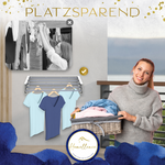 Vorteilsvergleich des kompakten 70 cm Modells: Platzsparende Wandmontage vs. sperrige Wäscheleinen – ideal für schmale Balkone oder Badezimmer.